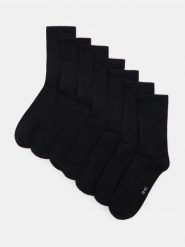 Długie skarpetki OEKO-TEX 7 pack - czarny. Czarne skarpetki męskie Sinsay, bez wzorów. Za 22.99 zł.