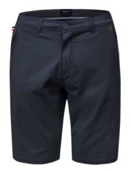 Krótkie Spodenki Męskie, Szorty - PAKO JEANS - Granatowe. Szorty męskie Pako Jeans, z bawełny, bez kołnierzyka. Za 179.00 zł.
