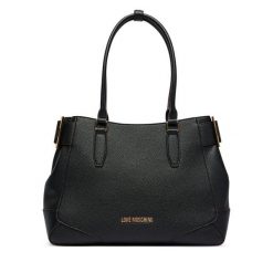 Torebka LOVE MOSCHINO. Czarne torebki klasyczne damskie Love Moschino, bez wzorów, bez dodatków. Za 1,059.00 zł.