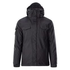 Kurtka męska ocieplana Magnum Bear 2.0 - czarna, Rozmiar XXL. Czarne kurtki treningowe męskie MAGNUM, na zimę, l, bez wzorów, z materiału, na fitness i siłownię. Za 309.99 zł.