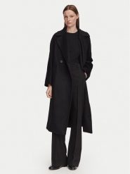 Weekend Max Mara Płaszcz wełniany Resina 2625016021 Czarny Regular Fit. Czarne płaszcze damskie Weekend Max Mara, na zimę, bez wzorów, z wełny. Za 3,379.00 zł.