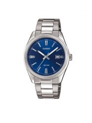 Casio Zegarek MTP-1302PD-2AVEF Srebrny. Szare, analogowe zegarki męskie Casio, srebrne. Za 239.99 zł.