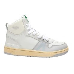 Buty do chodzenia męskie Lacoste L001 MID 123. Białe buty trekkingowe męskie Lacoste, z gumy, za kostkę, bez zapięcia, trekkingowe. Za 517.00 zł.