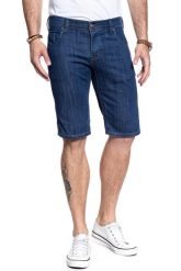 SPODENKI MUSTANG 5 Pocket Short DENIM BLUE 1007373 5000 580. Niebieskie szorty męskie Mustang, z denimu, bez kołnierzyka. W wyprzedaży za 93.59 zł.