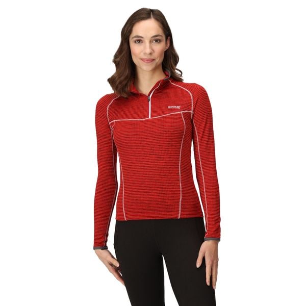 Damska Bluza Szybkoschnąca Z Suwakiem Yonder. Czerwone bluzy z kapturem damskie Regatta, m, z elastanu. Za 65.99 zł.