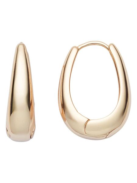 U.S. Polo Assn. Pozłacane kolczyki-kreole rozmiar: onesize. Żółte kolczyki damskie U.S. Polo Assn., metalowe. Za 96.37 zł.