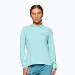 Bluza trekkingowa damska NORRONA Femund Tech Hood. Niebieskie bluzy z kapturem damskie NORRONA, m, z materiału. Za 399.99 zł.