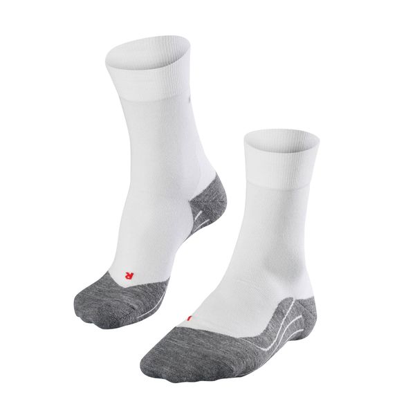 Skarpetki Falke RU4. Białe skarpetki męskie Falke, bez wzorów, z materiału. Za 279.99 zł.