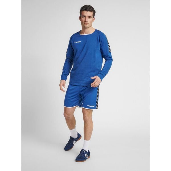 Bluza Hummel hmlAUTHENTIC Training. Niebieskie bluzy bez kaptura męskie HUMMEL, m. W wyprzedaży za 122.15 zł.