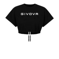 Givova damska koszulka z dekoltem łódką XL. Czarne bluzki sportowe damskie Givova, xl, bez kołnierzyka, bez ramiączek. Za 260.99 zł.
