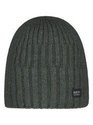 Barts Czapka "Woyer" w kolorze zielonym rozmiar: onesize. Zielone czapki męskie Barts, z aplikacjami, prążkowane, sportowe. Za 77.73 zł.