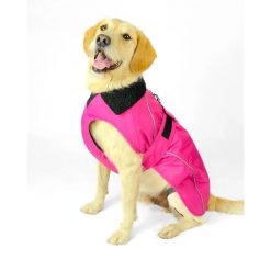 Płaszcz dla psa Dryrobe. Czerwone płaszcze damskie DRYROBE, l, bez wzorów, z futra. Za 302.00 zł.
