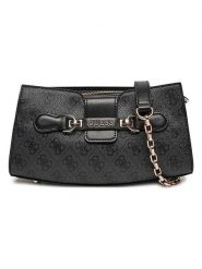 Guess Torebka w kolorze antracytowym - 29 x 14 x 8 cm rozmiar: onesize. Czarne torebki klasyczne damskie Guess, z aplikacjami, z materiału, bez dodatków. Za 347.99 zł.
