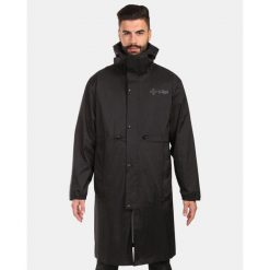 Unisex narciarski płaszcz przeciwdeszczowy Kilpi TEAM RAINCOAT-U. Czarne płaszcze damskie Kilpi, na zimę, bez wzorów, z nylonu, sportowe. Za 938.45 zł.