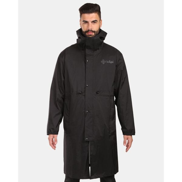 Unisex narciarski płaszcz przeciwdeszczowy Kilpi TEAM RAINCOAT-U. Czarne płaszcze damskie Kilpi, na zimę, bez wzorów, z nylonu, sportowe. Za 938.45 zł.
