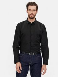 Calvin Klein Koszula Oxford K10K112155 Czarny Regular Fit. Czarne koszule męskie CALVIN KLEIN, m, bez wzorów, z bawełny, bez kołnierzyka, bez ramiączek. Za 329.99 zł.
