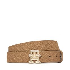 Pasek Damski Tommy Hilfiger. Brązowe paski damskie Tommy Hilfiger, bez wzorów. Za 269.99 zł.
