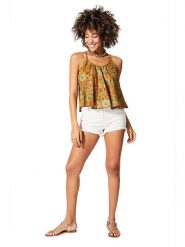 Ipanima Top w kolorze zielono-pomarańczowym rozmiar: 34-40. Pomarańczowe topy damskie Ipanima, bez wzorów, bez ramiączek. Za 56.99 zł.