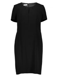 TAIFUN Sukienka w kolorze czarnym rozmiar: 38. Czarne sukienki damskie Taifun, bez wzorów, bez kołnierzyka, bez ramiączek, midi. Za 187.07 zł.