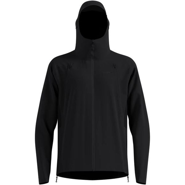 Kurtka przeciwdeszczowa Odlo Jacket X-ALP WATERPROOF PRO. Czarne kurtki damskie Odlo, l, bez wzorów, z elastanu, z kapturem. Za 1,049.99 zł.