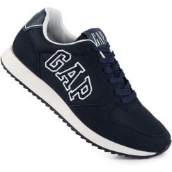 Męskie buty sneakersy sportowe granatowe GAP NASHVILLE ARCH LOGO. Niebieskie buty sportowe na co dzień męskie GAP, bez zapięcia. Za 199.00 zł.