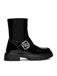 Guess Botki CEO-CS6729-20 Czarny. Czarne botki dziewczęce Guess, z aplikacjami, bez ramiączek. Za 229.99 zł.