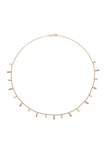 Elli Damski wisiorek mieniący się kryształami Pink Rose ze srebra próby 925 sterling silver Naszyjniki 1 ct. Czerwone naszyjniki damskie Elli, srebrne. Za 378.99 zł.