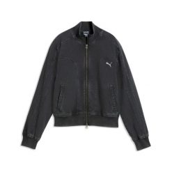 Damska bluza dresowa Puma. Czarne bluzy bez kaptura damskie Puma, s, bez wzorów, z dresówki, bez ramiączek, bez kaptura. Za 349.50 zł.