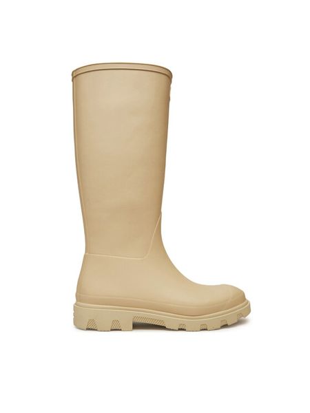 Hunter Kalosze Downpour Tall Wellington HFRW0001251 Beżowy. Brązowe kalosze damskie Hunter, bez wzorów, z syntetyku. Za 289.99 zł.