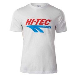 T-shirt Męski Retro Logo. Białe t-shirty męskie Hi-tec, m, bez wzorów, bez kołnierzyka. Za 58.99 zł.