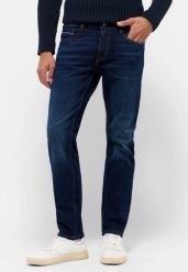 Męskie Spodnie Jeansowe Mustang Style Oregon Slim Denim Blue 1015867 5000 803. Niebieskie spodnie materiałowe męskie Mustang, bez wzorów, z denimu. Za 219.99 zł.