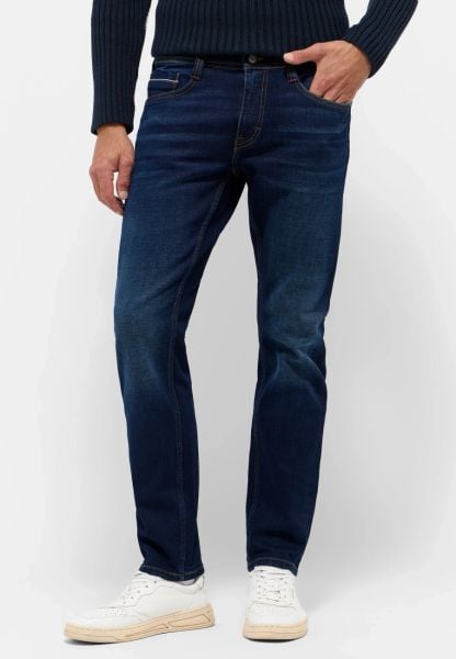 Męskie Spodnie Jeansowe Mustang Style Oregon Slim Denim Blue 1015867 5000 803. Niebieskie spodnie materiałowe męskie Mustang, bez wzorów, z denimu. Za 219.99 zł.