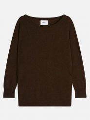 Perfect Cashmere Kaszmirowy sweter "Molly" w kolorze ciemnobrązowym rozmiar: L. Brązowe swetry klasyczne damskie Perfect Cashmere, l, z kaszmiru, bez kołnierzyka. Za 419.69 zł.