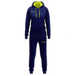 Tuta Lady. Niebieskie spodnie dresowe damskie Givova, xs, bez wzorów, z dresówki. Za 242.99 zł.