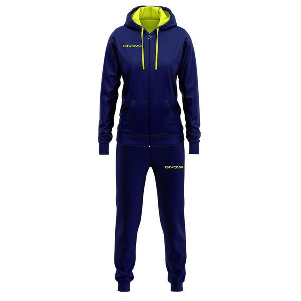 Tuta Lady. Niebieskie spodnie dresowe damskie Givova, xs, bez wzorów, z dresówki. Za 251.99 zł.