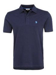 U.S. Polo Assn. Koszulka polo w kolorze granatowym rozmiar: XXL. Niebieskie koszulki polo męskie U.S. Polo Assn., s, bez wzorów, bez ramiączek. Za 114.44 zł.