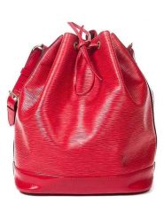 Louis Vuitton Skórzana torebka "Noe GM" w kolorze czerwonym - 26 x 34 x 19 cm rozmiar: onesize. Czerwone torebki klasyczne damskie Louis Vuitton, bez wzorów, z materiału, bez dodatków. Za 2,905.99 zł.