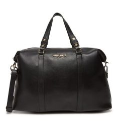 Torba weekendowa Nine West. Czarne torebki klasyczne damskie Nine West, bez wzorów, bez dodatków. Za 369.99 zł.