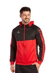 Bluza dresowa z kapturem Erima Six Wings. Czarne bluzy z kapturem męskie Erima, xl, z bawełny. Za 234.00 zł.