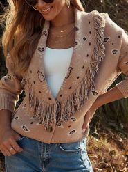 LA Angels Kardigan w kolorze beżowym rozmiar: S. Brązowe kardigany damskie LA Angels, s, bez wzorów. Za 187.07 zł.