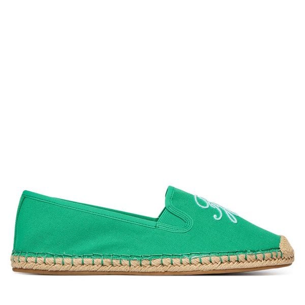 Espadryle Tommy Hilfiger. Zielone espadryle damskie Tommy Hilfiger, bez wzorów, bez obcasa. Za 289.99 zł.