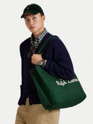 Polo Ralph Lauren Torebka 405962436003 Zielony. Zielone torebki klasyczne damskie Polo Ralph Lauren, bez wzorów, z materiału, bez dodatków. Za 479.99 zł.