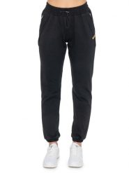 Spodnie dresowe damskie Active Gold. Czarne spodnie sportowe damskie LEONE 1947 APPAREL, xl, z dresówki, na fitness i siłownię. Za 294.70 zł.