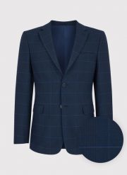 PAKO LORENTE – Granatowa marynarka garniturowa P22SF-3G-014-G-S. Marynarki męskie Pako Lorente, bez wzorów, z wiskozy. Za 799.99 zł.