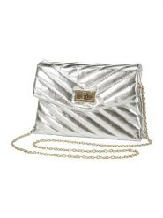 Vera Mont Torebka w kolorze srebrnym - 21 x 12 cm rozmiar: onesize. Szare torebki klasyczne damskie Vera Mont, bez wzorów, z materiału, bez dodatków. Za 69.99 zł.