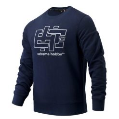 Bluza Męska EXTREME HOBBY CRUCIAL. Niebieskie bluzy bez kaptura męskie EXTREME HOBBY, m, z bawełny. Za 239.00 zł.