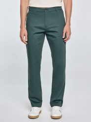 BIG STAR Spodnie chino "Trevor" w kolorze turkusowym rozmiar: W30/L32. Niebieskie spodnie materiałowe męskie Big Star, bez wzorów, z bawełny, retro. Za 129.99 zł.