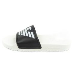 Klapki Emporio Armani XVPS04D 850 czarne. Czarne klapki i japonki męskie z syntetyku. Za 222.50 zł.