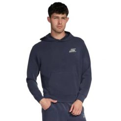 Bluza Męska Skechers. Niebieskie bluzy bez kaptura męskie Skechers, m. Za 265.99 zł.