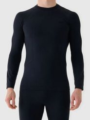 4F Podkoszulek funkcyjny w kolorze czarnym rozmiar: L/XL. Czarne bielizna termoaktywna męska 4f, l, bez wzorów, z materiału. Za 95.92 zł.